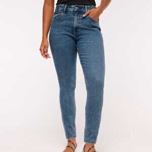 Abercrombie & Fitch Super Skinny Ankle High Rise Jeans Curve Love - Size 6L